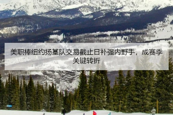 美职棒纽约扬基队交易截止日补强内野手，成赛季关键转折